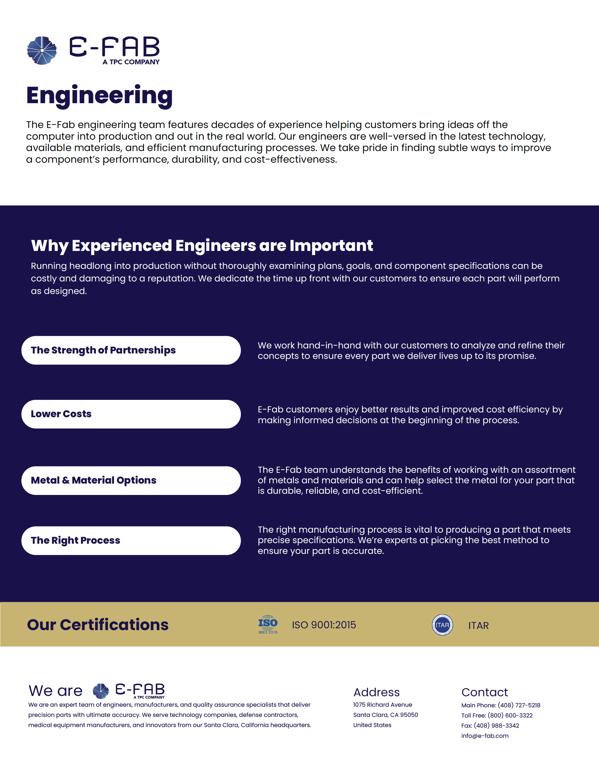 E-Fab Engineering Resource Paper