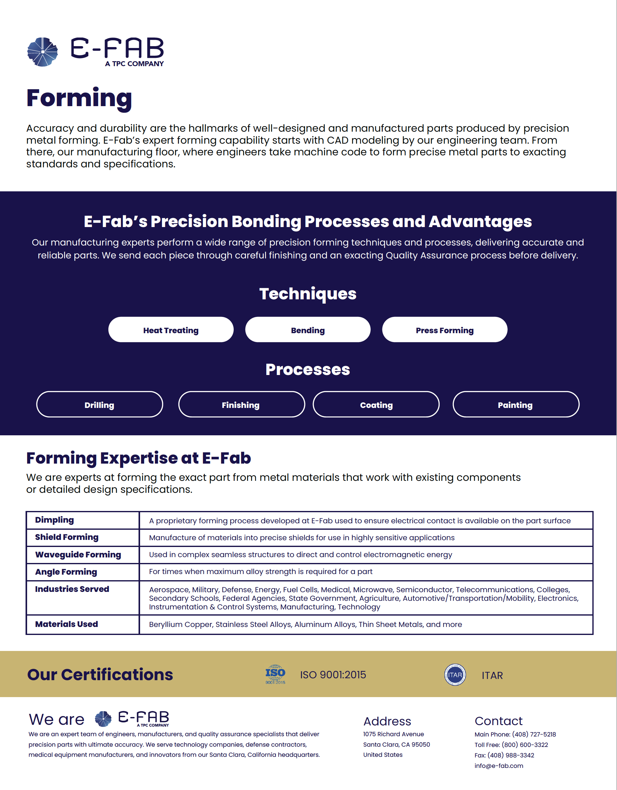 E-Fab Forming Resource Paper