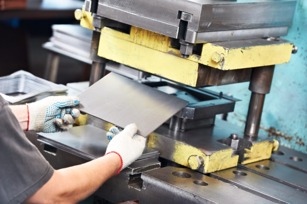 metal stamping work