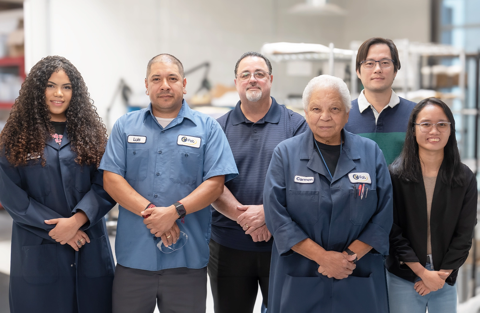 team portrait of the quality assurance team